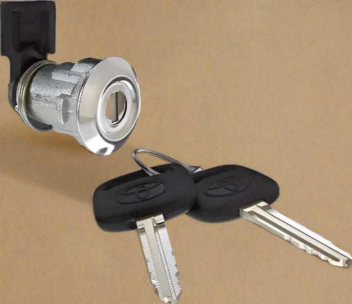 69058-12170 1988-1998 Toyota T100 Fuel Door Lock Cylinder With Keys OEM