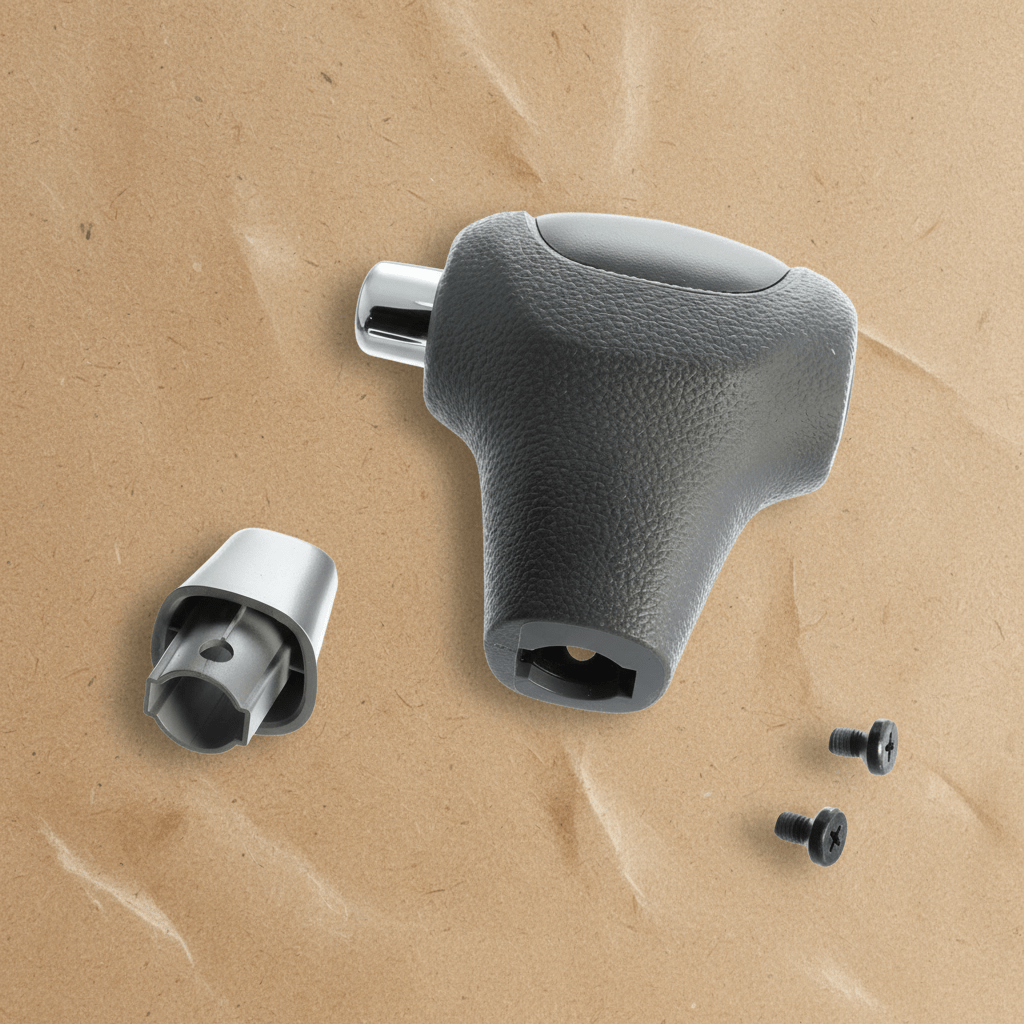 46720-4D100DP 2006-2014 Kia Sedona OEM Genuine Leather Gear Shift Knob Assembly