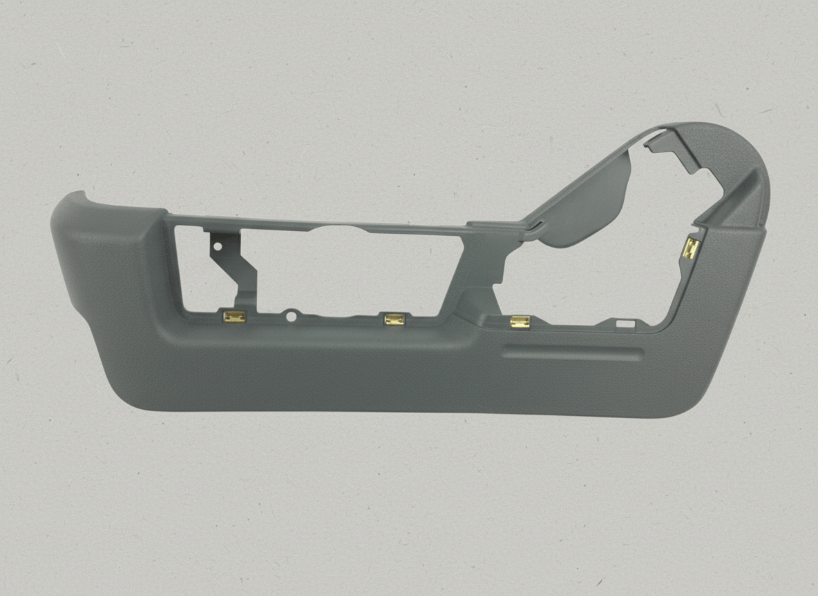 BL3Z-1562187-AB 2011-2014 Ford F-150 Steel Gray Driver Side Seat Cushion Shield Genuine OEM