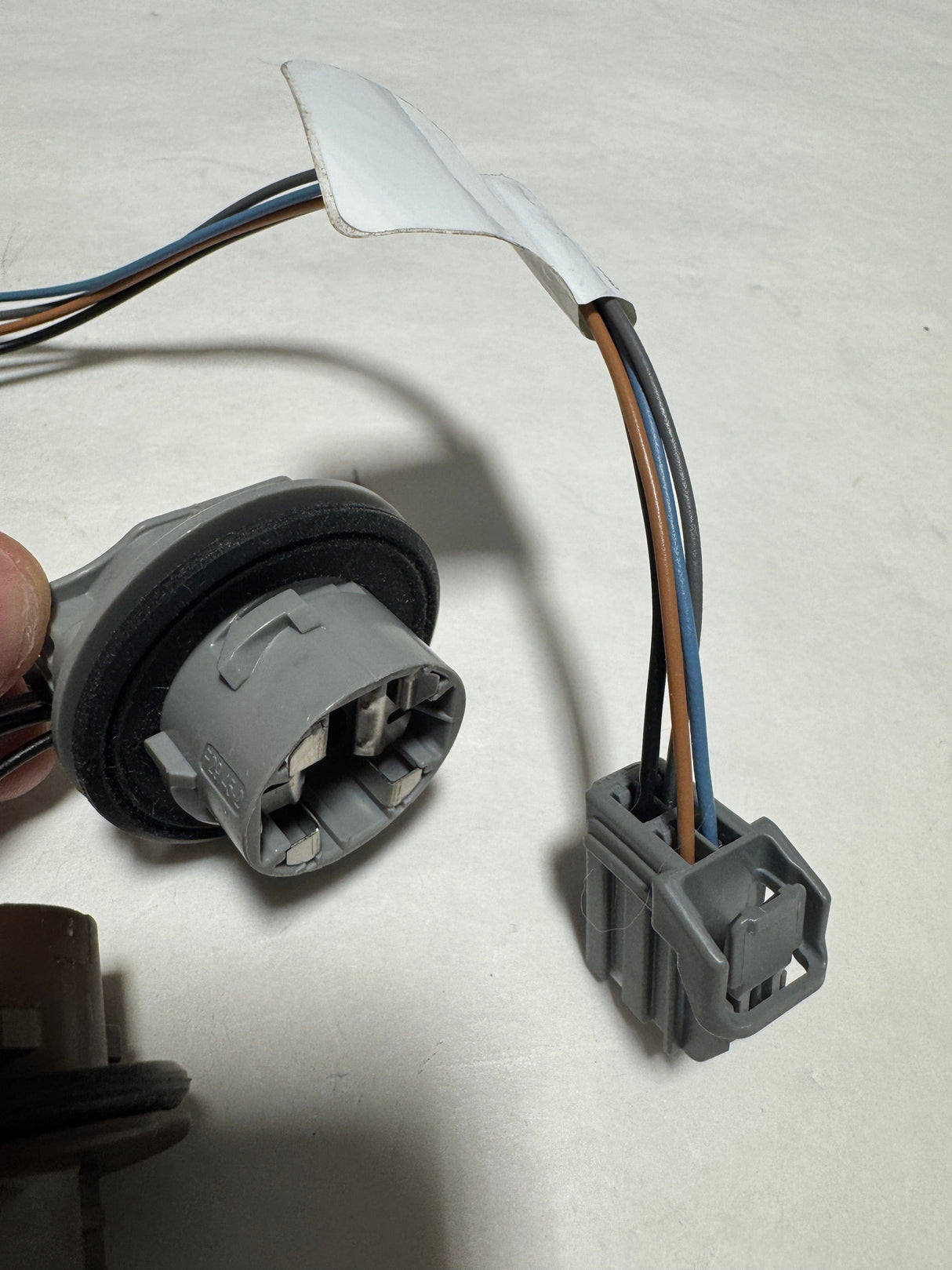 C6VZ-13K371-A 2012-2014 Ford 4 Door Sedan On Body Tail Light Wiring Harness Fits Either Side OEM