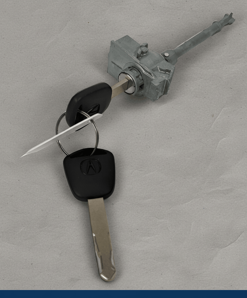 2014-2020 Acura MDX Driver Door Lock Cylinder With 2 New Keys OEM