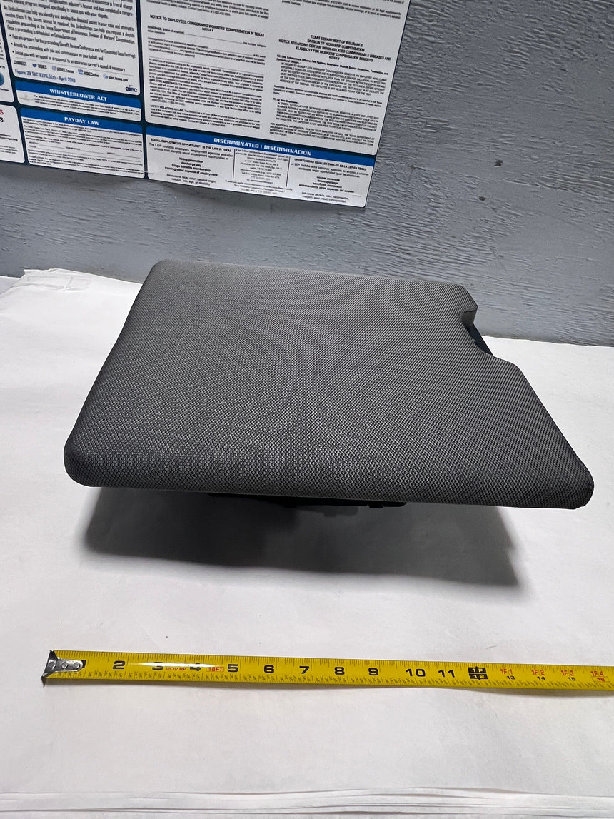 2015-2020 Ford F-150 Split Bench Seat Cloth Storage Armrest Gray OEM Genuine