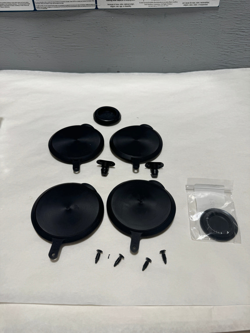 2015-2023 Ford F-150 Drop In Bedliner Access Hole Lower Plug Tie Down Cover Kit