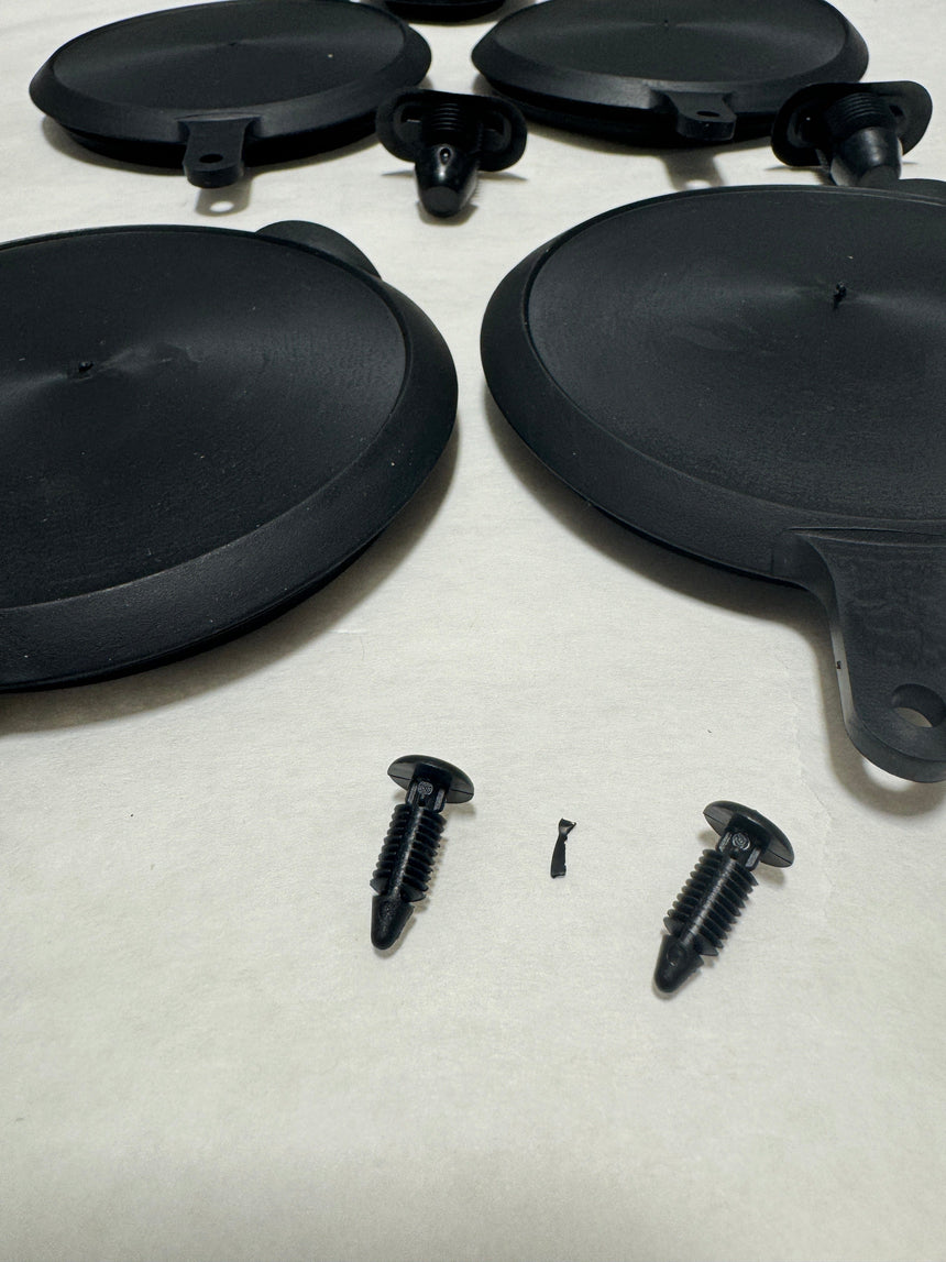 2015-2023 Ford F-150 Drop In Bedliner Access Hole Lower Plug Tie Down Cover Kit