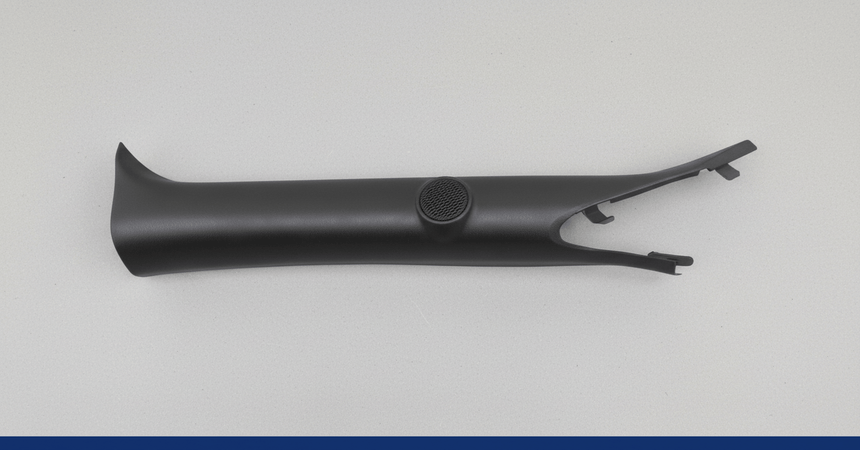 2015-2023 Ford Mustang Front Driver Side A-Pillar Molding Black OEM