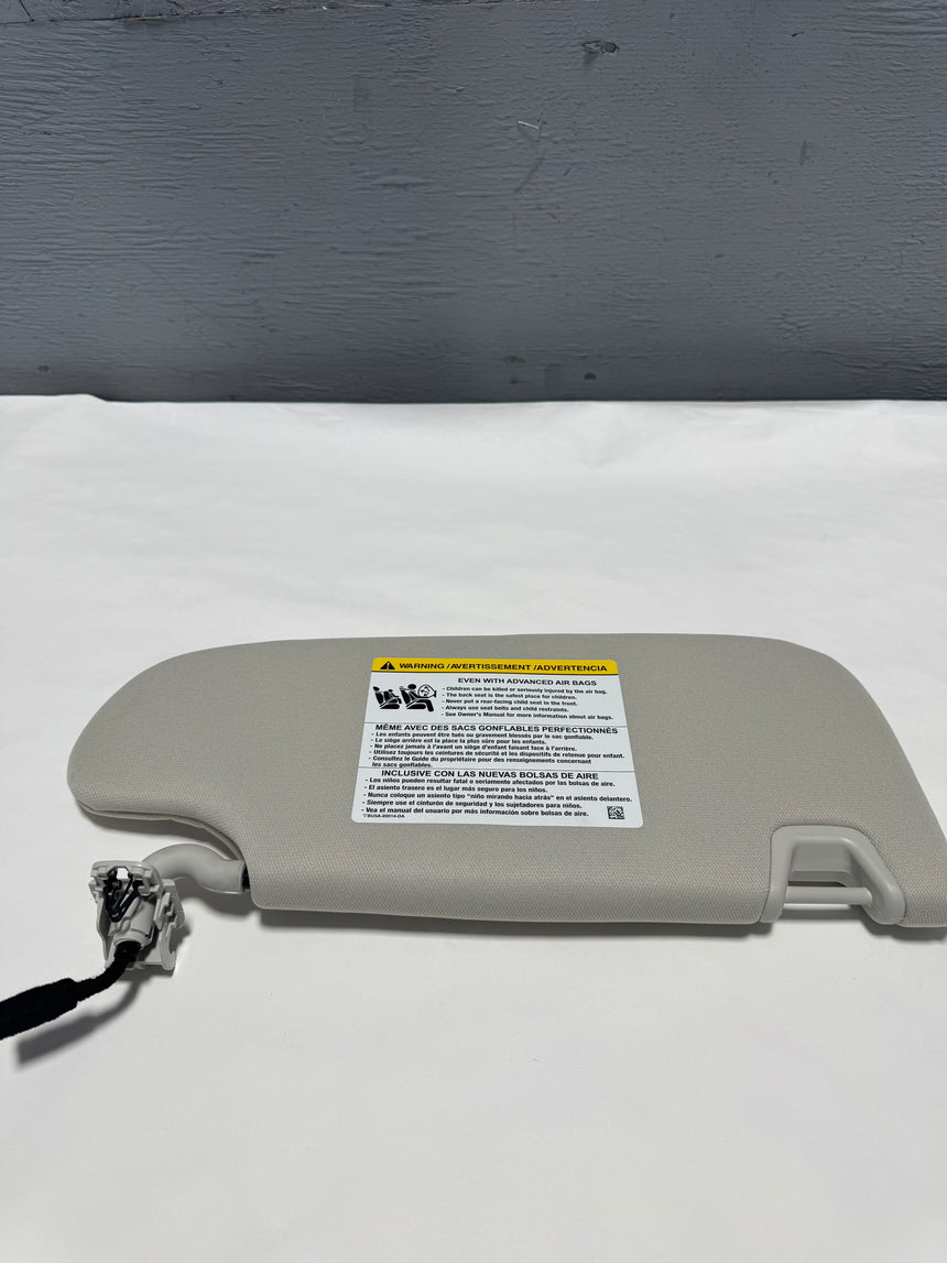 2015-2024 Ford Edge Driver Side Sun Visor Marble Color No Sunroof No Garage Opener
