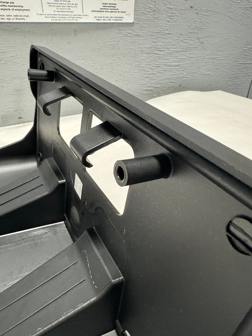 2017-2019 Ford F-350 Dually 4WD Front Bumper License Plate Bracket - No Hardware