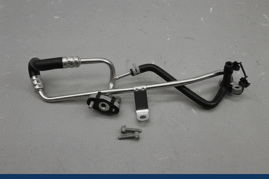 2017-2019 Silverado Sierra 2500 3500 6.6 HD Turbo Coolant Pipe OEM