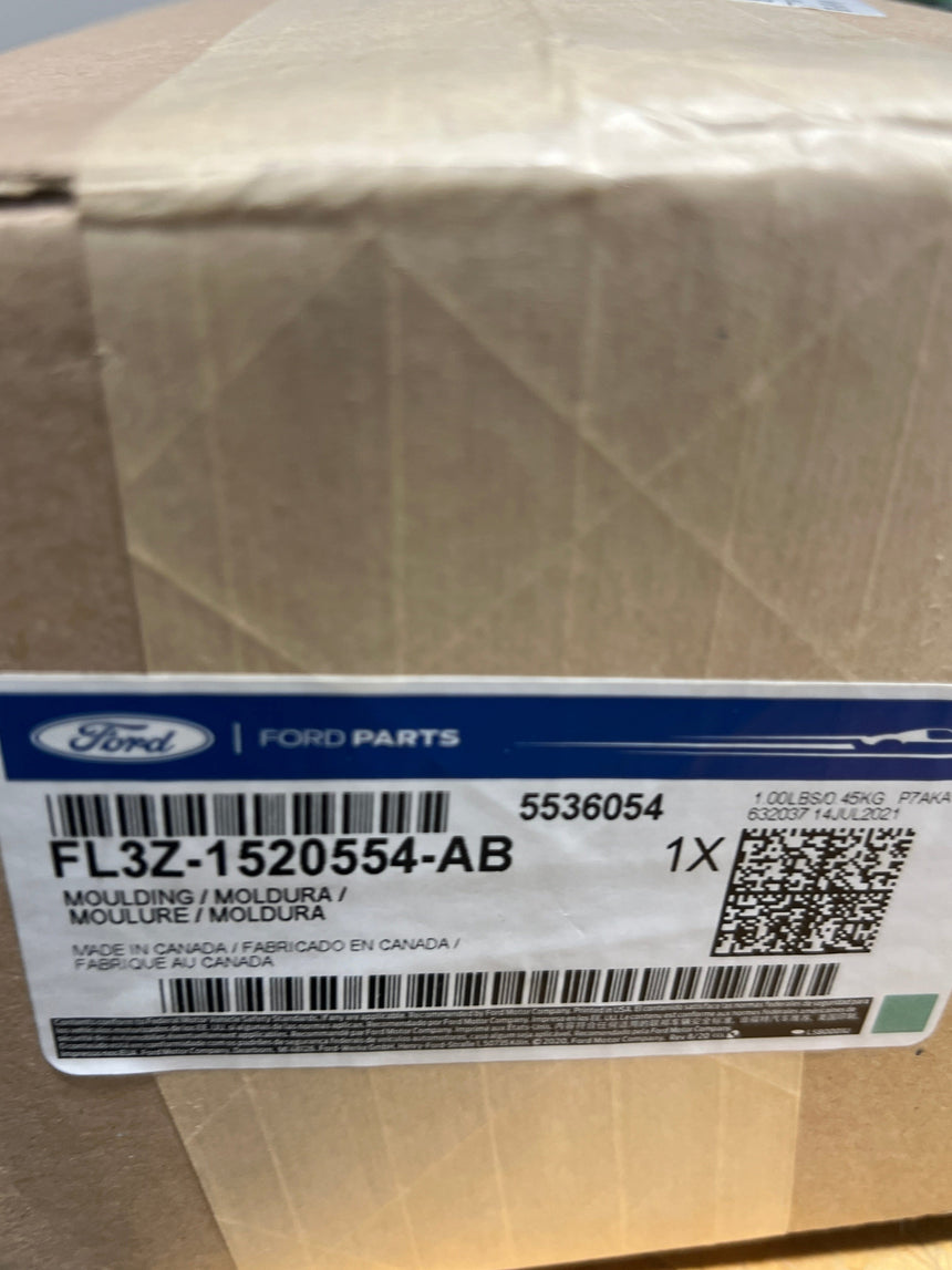 2017-2025 Ford F-250 Reg Cab XL XLT Passenger Side Front Door Outside Molding