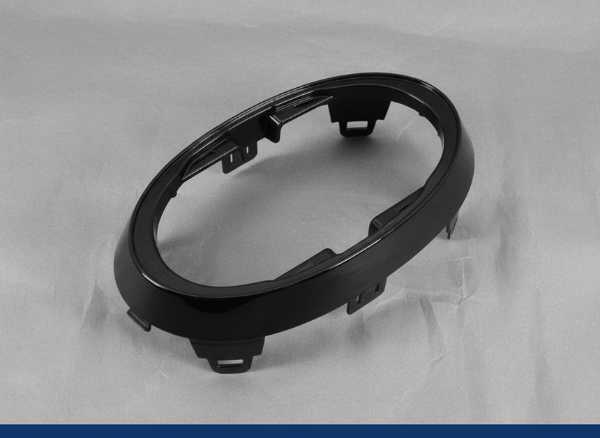 2019-2022 Mazda 3 Front Emblem Bracket Trim Bezel Genuine OEM Japan Built W/ Camera Only
