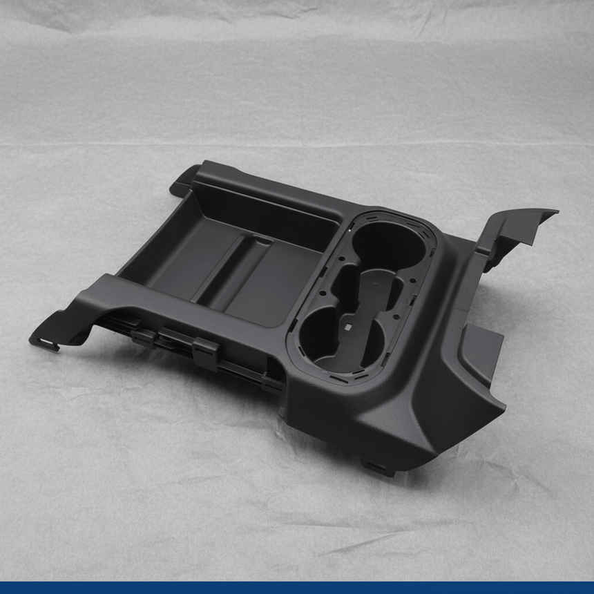 2019-2023 Chevrolet Silverado GMC Sierra Center Console Upper Trim Panel Black OEM