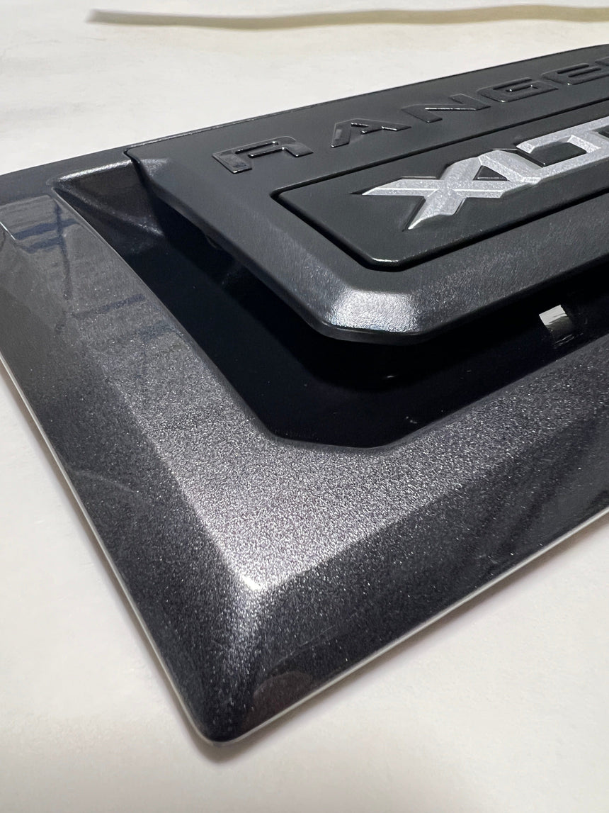 2019-2023 Ford Ranger Passenger Side XLT Fender Nameplate Magnetic Gray