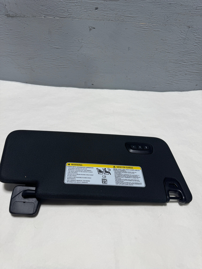 2019-2024 Ram DT New Body Style Sun Visor Driver Side W/ Garage Buttons - Black OEM