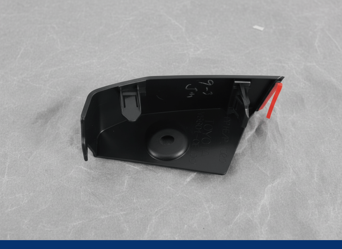 75601-0E100 2019 Toyota Highlander Passenger Side Front Fender Molding Textured OEM