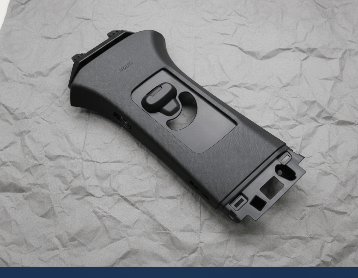 LB5Z-7824347-AF 2020-2024 Ford Explorer Driver Side Upper Center Pillar Trim Ebony OEM