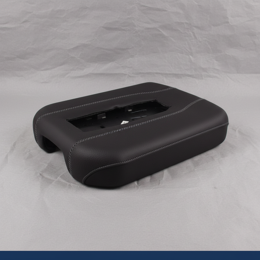 2021-2024 Suburban/Tahoe/Yukon Power Sliding Center Armrest Black Leather OEM