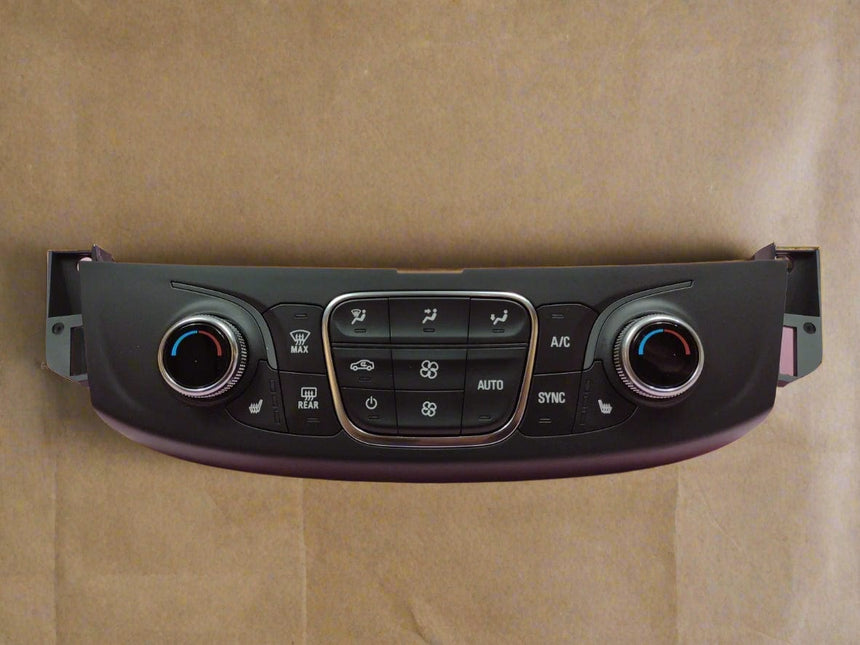 2022-2023 Chevy Traverse Air Conditioning Interface Control With Heated Seats Without vented seat.