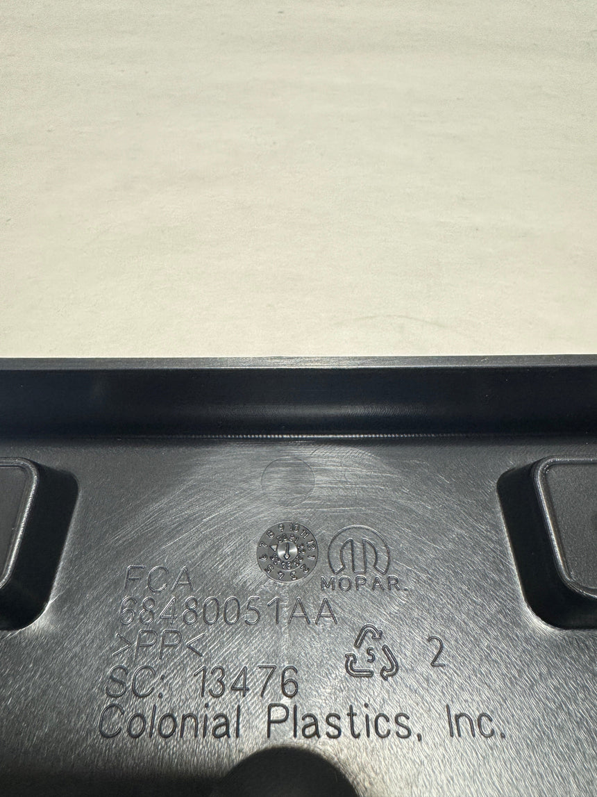 2022-2024 Grand Cherokee Altitude, Laredo, Limited Front License Plate Bracket OEM