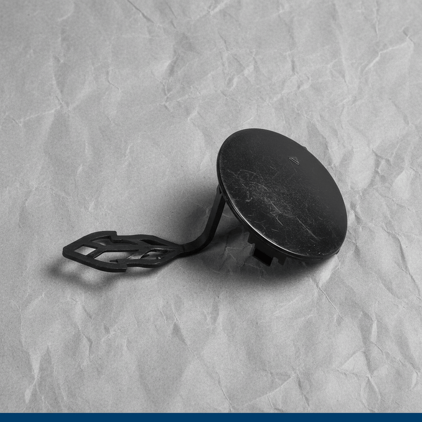 2022-2024 Kia Forte Tow Hook Cap Front Bumper Unpainted Genuine OEM
