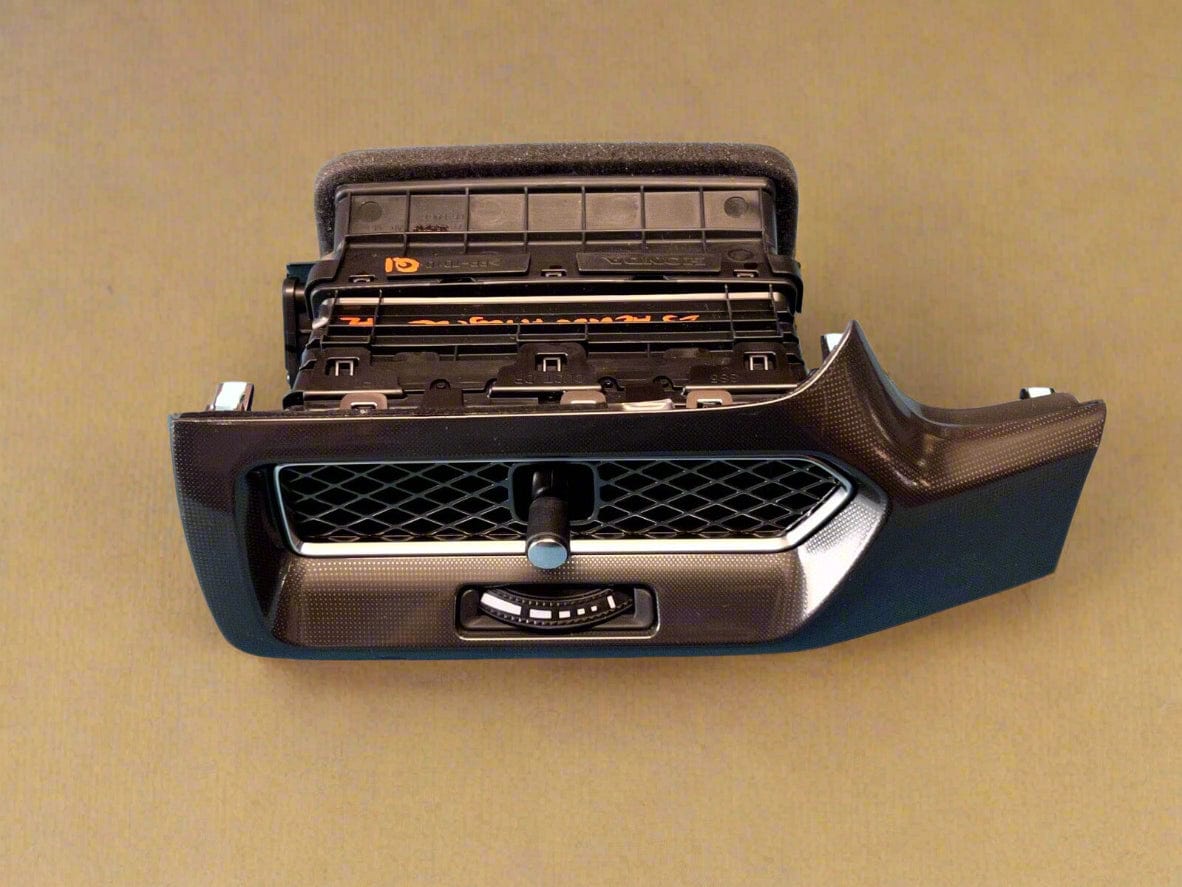 77245-3S5-A21ZA 2023-2024 Acura Integra Driver Side Outer A/C Heater Air Vent Smoke Metal Color