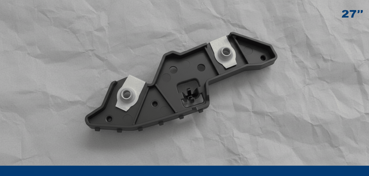 LJ8Z-17C946-A 21-25 Ford Mustang Mach-E GT Front Passenger Bumper Bracket Black OEM