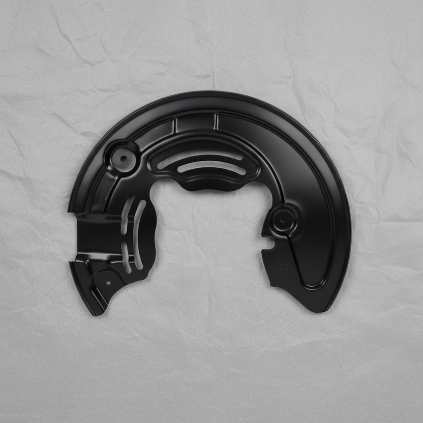 Brake Dust Shield - Grey Kraft Paper Background