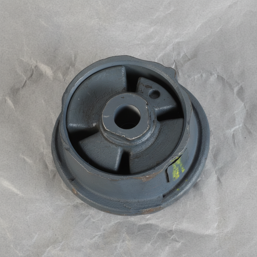 2021-2025 Ford F-150 5.0L V8 Driver Front Motor Mount Insulator OEM - Middle Detail Angle 2