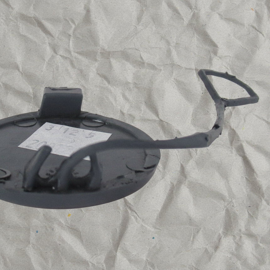 2011-2014 Volkswagen Jetta OEM Tow Hook Hole Cover Unpainted