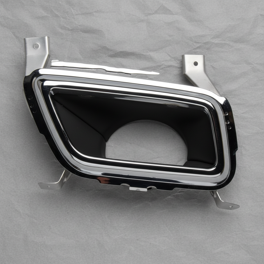 2017-2019 Cadillac XT5 Platinum Driver Side Exhaust Tip Genuine OEM - Macro Detail