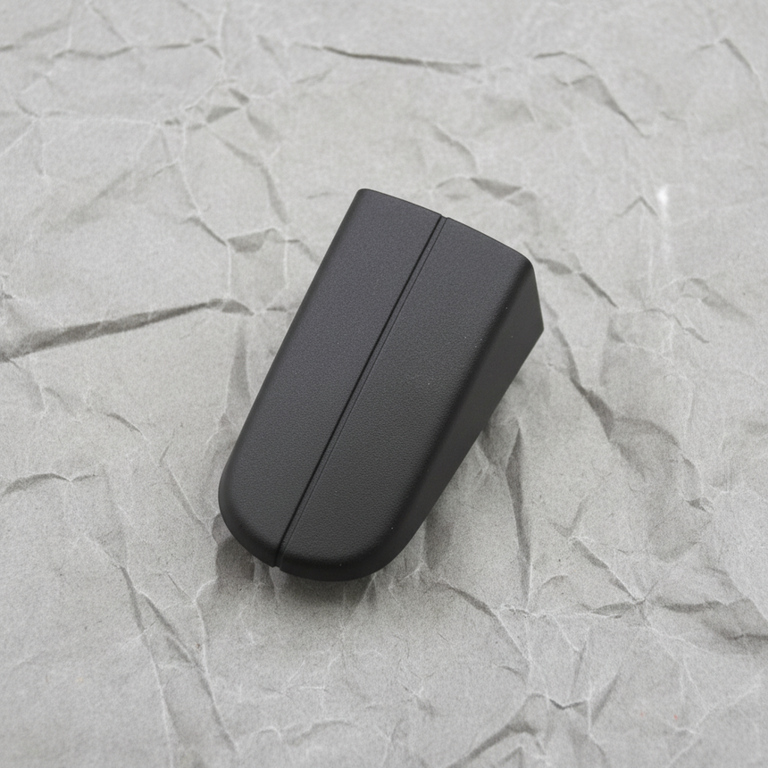 Full view on light grey wrinkled kraft paper background