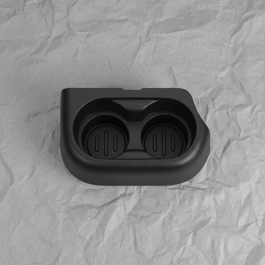 2005-2011 Ford Ranger Front Split Bench Center Seat Cup Holder Black OEM