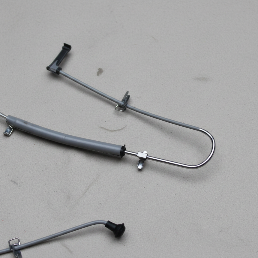 2019-2025 Ram 2500 3500 Hood Windshield Washer Hose OEM – Bottom detail on light grey kraft paper
