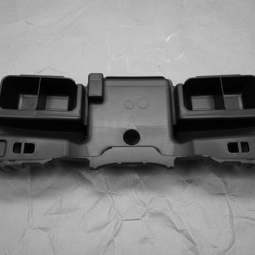 2010-2012 Mazda CX-7 Front Upper Bumper Cover Bracket Passenger Side OEM - Detail View 2