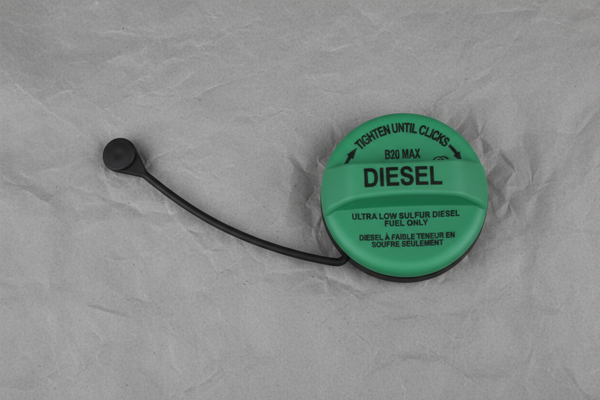 2023-2025 Ford F-250 F-350 F-450 F-550 Green Diesel Fuel Tank Cap OEM