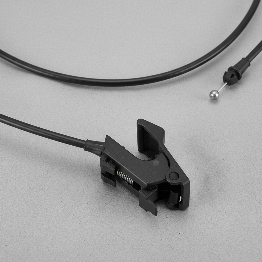 GM Hood Latch Release Cable Middle Detail