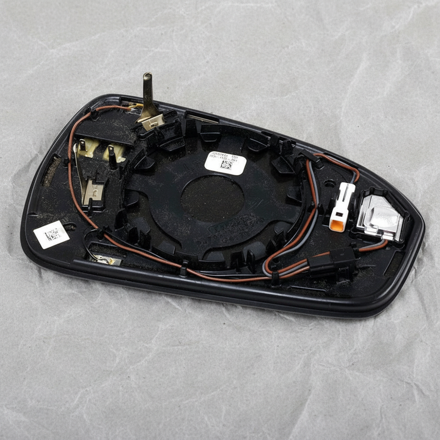 2013-2020 Ford Fusion Driver Side Mirror Glass – Bottom Detail