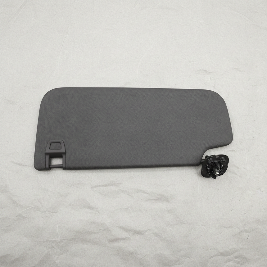 2019 Silverado Sierra 1500 Double Cab OEM Passenger Side Dark Atmosphere Sun Visor Full View 3