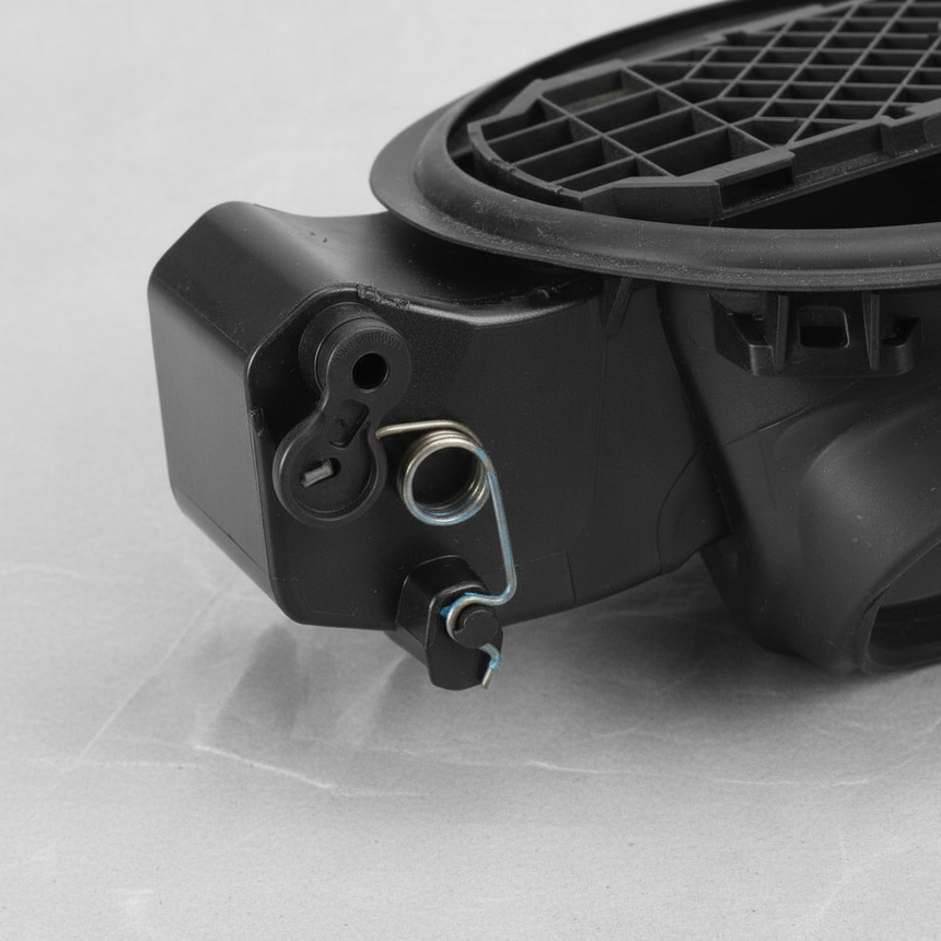 2017-2020 Tahoe Yukon Fuel Filler Housing – Bottom Detail on Kraft Paper