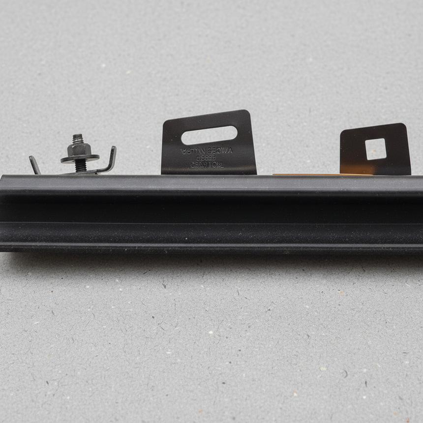 Ford Mustang Convertible Passenger Side Rear Belt Weatherstrip OEM - Top Detail