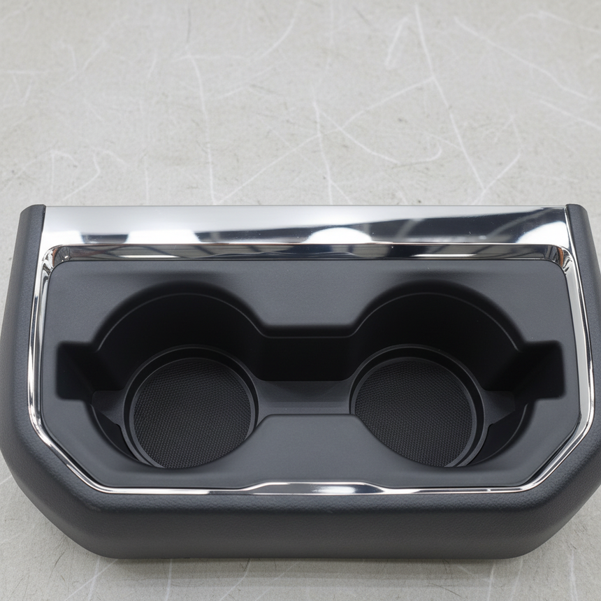 Ford Super Duty OEM Center Console Rear Cup Holder Insert - Middle Detail