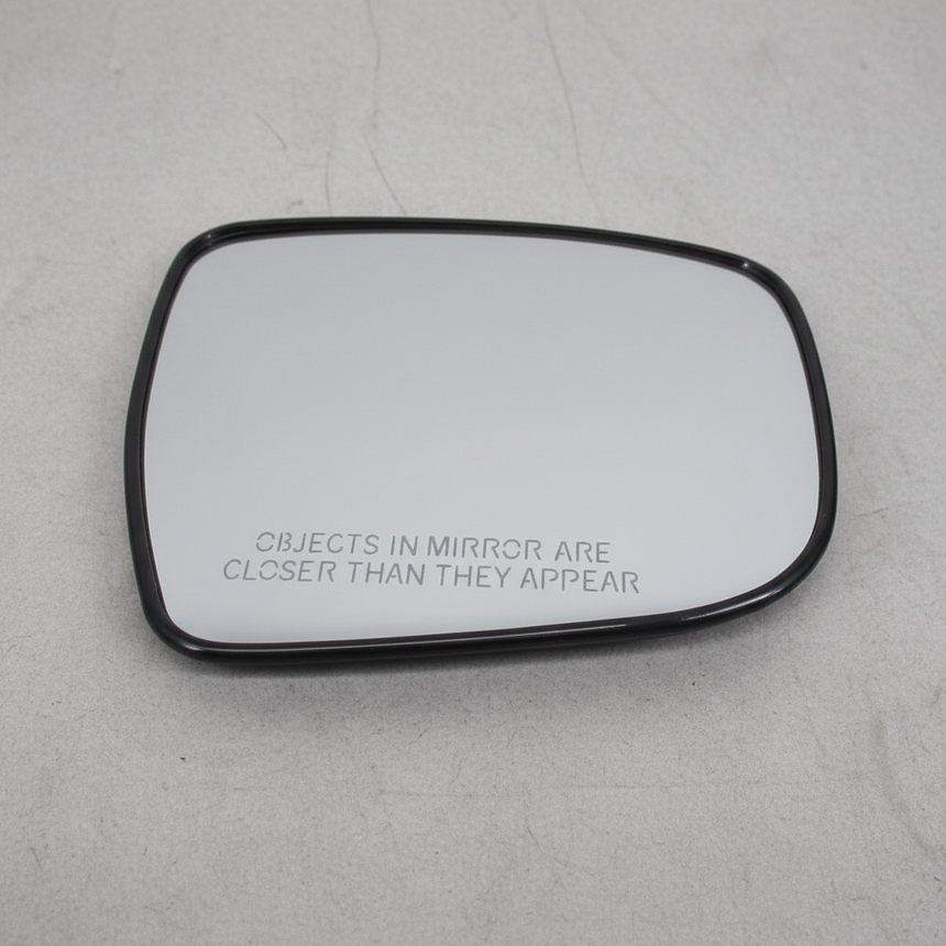 2017-2023 Nissan Rogue Sport Qashqai OEM Passenger Side Mirror Glass No Heat - Bottom Detail