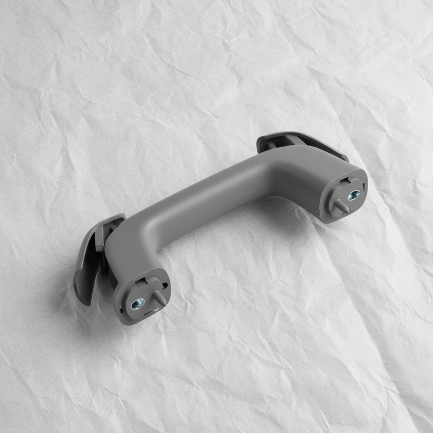 2012-16 Nissan Frontier Xterra OEM Driver Side Front Interior Grab Bar Graphite Full View