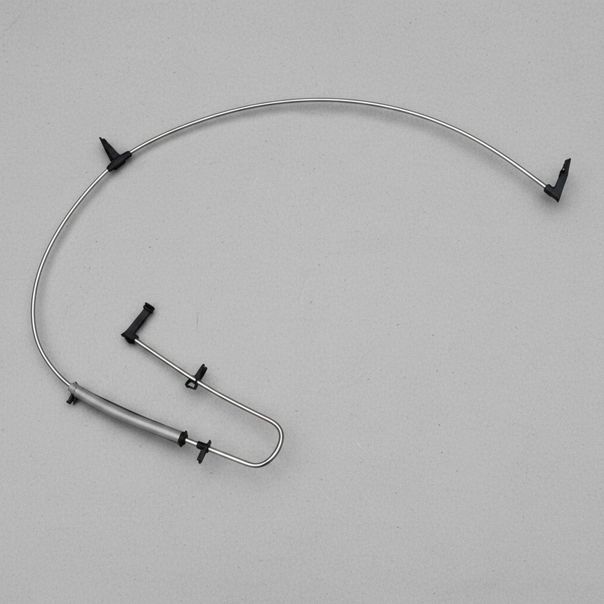 2019-2025 Ram 2500 3500 Hood Windshield Washer Hose OEM – Top detail on light grey kraft paper