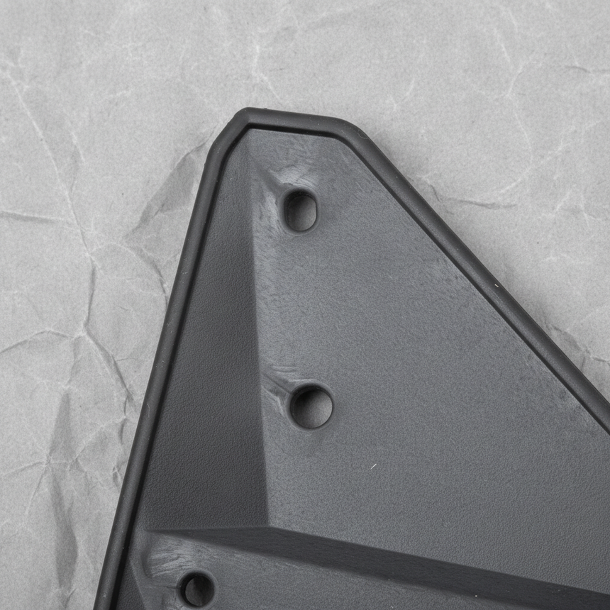 2019-2025 Mazda 3 Driver Stone Deflector Shield Japan Built OEM - Top Detail Angle 2