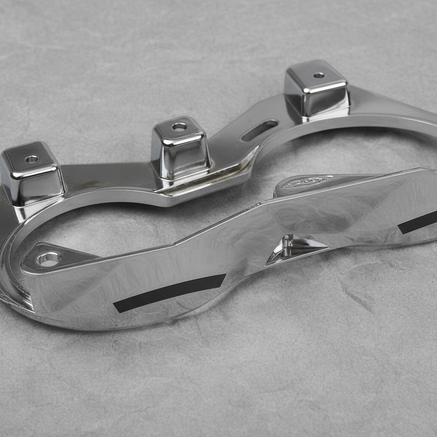 2015-2023 Ford Mustang Dash Instrument Cluster Trim Bezel Chrome OEM