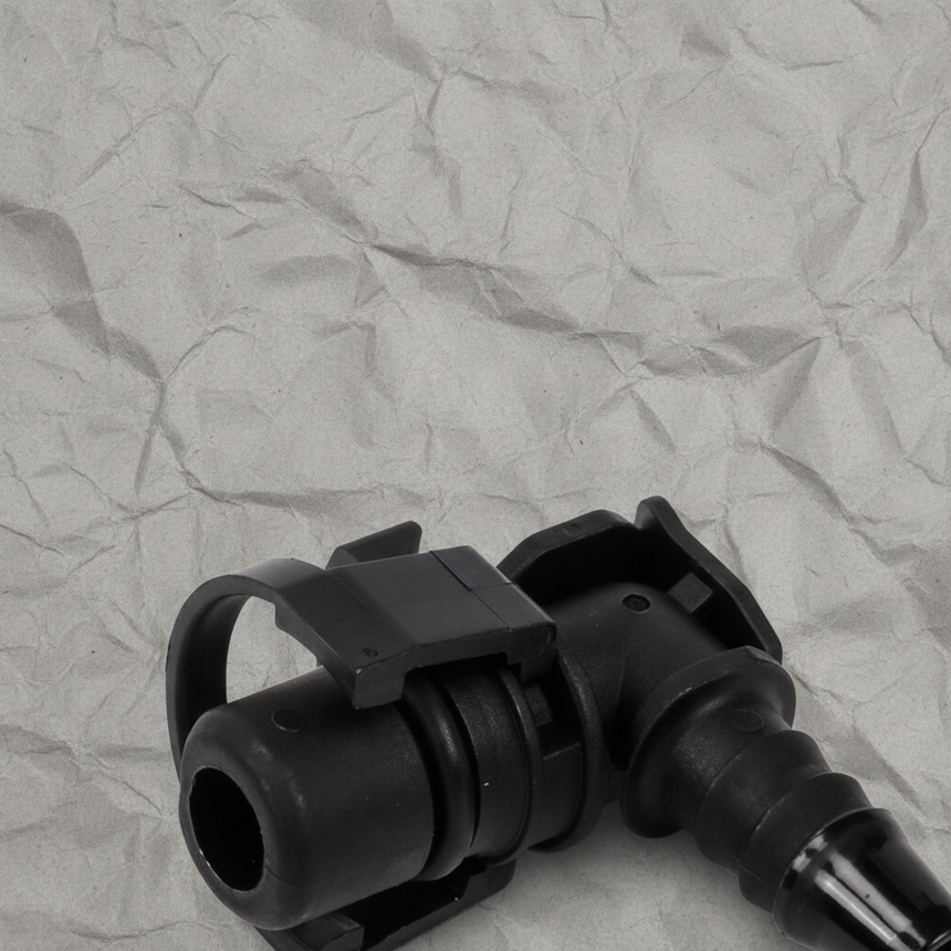 2013-2021 Buick Encore Chevy Trax OEM Coolant Vent Hose Connector - Bottom Detail
