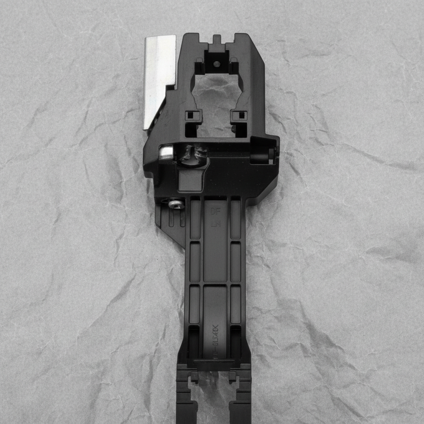 2017-2023 Nissan Qashqai Rogue Sport Driver Exterior Door Handle Base OEM - Middle Detail Angle 2