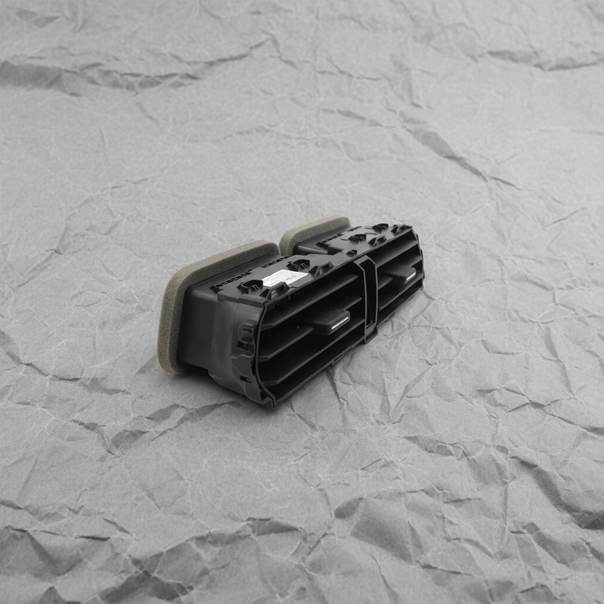 2018-2022 Ford EcoSport OEM Dashboard Center A/C Air Vent Light Gray - Full View 2