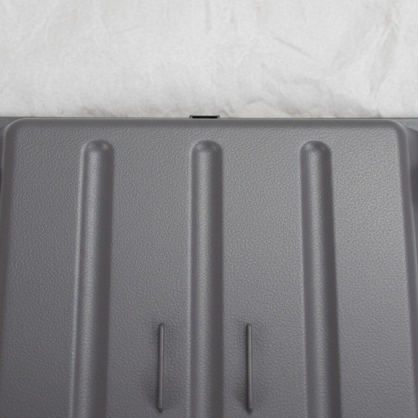 2005-17 Nissan Frontier OEM Instrument Panel Storage Compartment Steel Gray Macro Crop 2