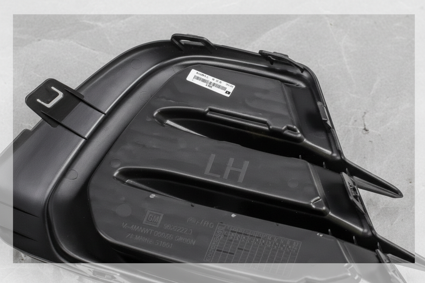 2016-2018 Chevrolet Spark LS Driver Side Fog Lamp Opening Cover OEM